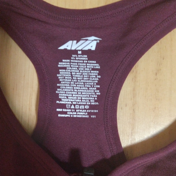 AVIA Med Seamless Zip Front Sports Bra and FEATHERS Maternity Essential size o/s - Picture 2 of 14